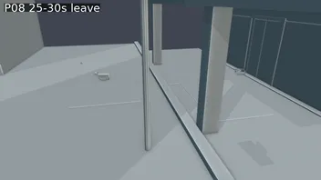 P08 Blender blockout: view through the doorway as the cat and boat leave.